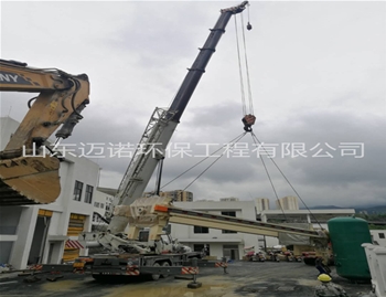 板框压滤机的安装现场